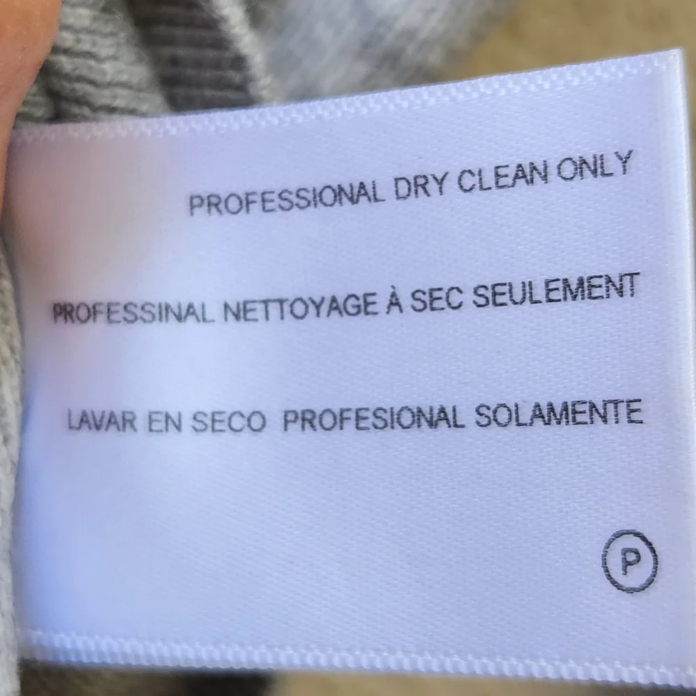 ADRIANO GOLDSHMEID Women's Sweater Medium Gray Wool Blend Pullover Quiet Luxury - Picture 6 of 12